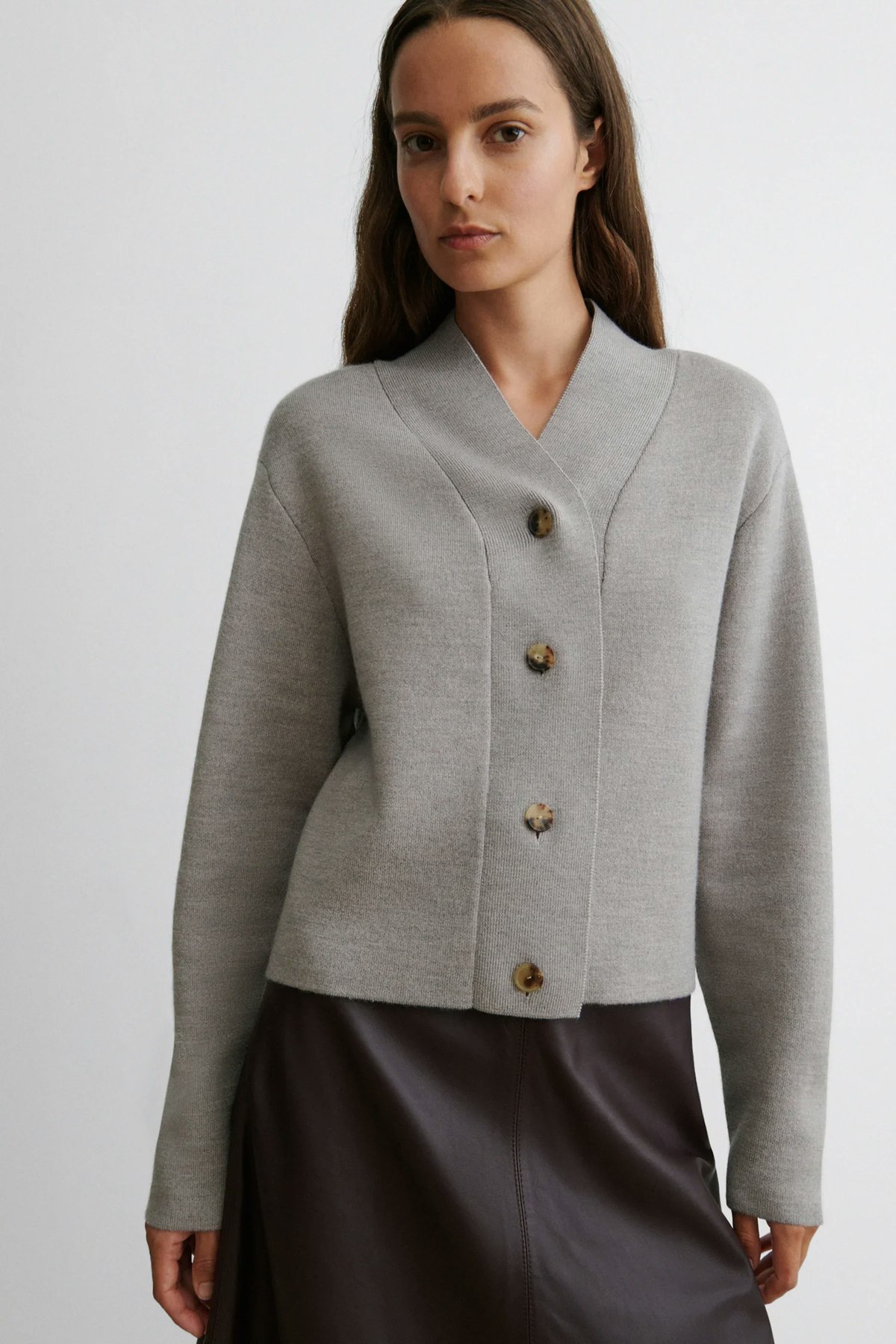 Rachel Comey Vrod Cardigan - Taupe-Sand - Image 2 of 9