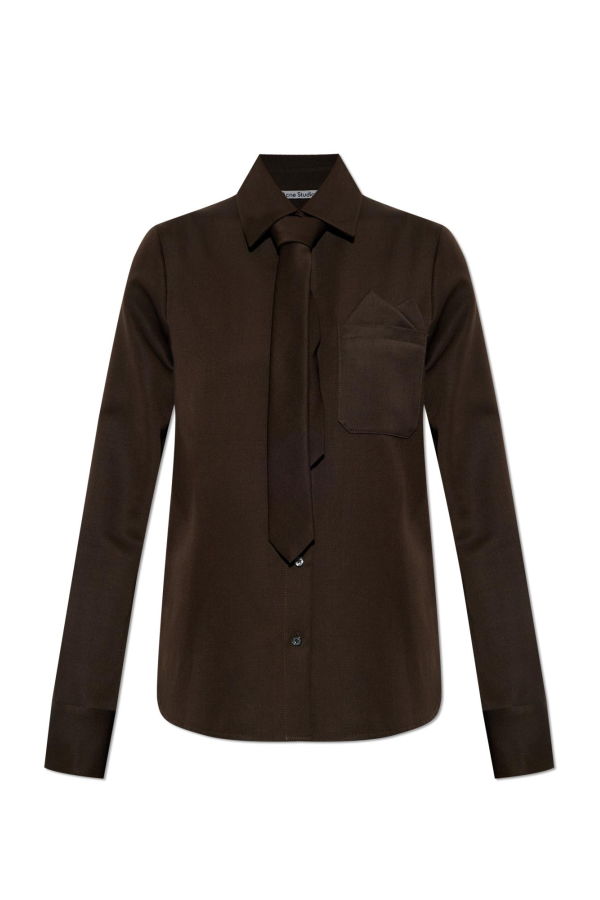 Acne Studios Wool Shirt - Brown