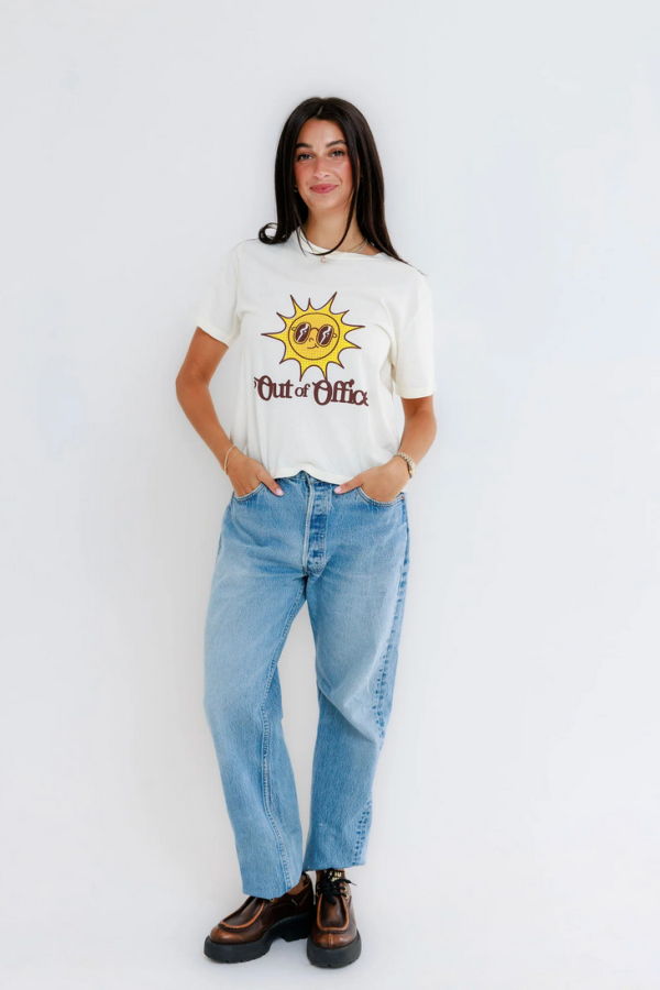 Sunny Somewhere Everyday Tee - Off White