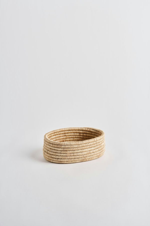ZUAHAZA Morenas Oval Basket - Natural