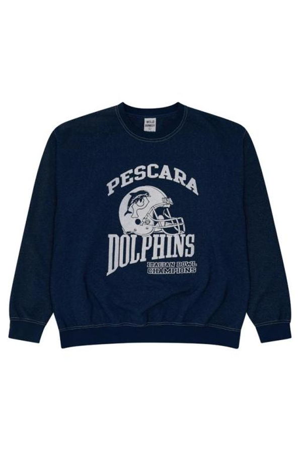 WILD DONKEY Long Sleeve Tee - Navy