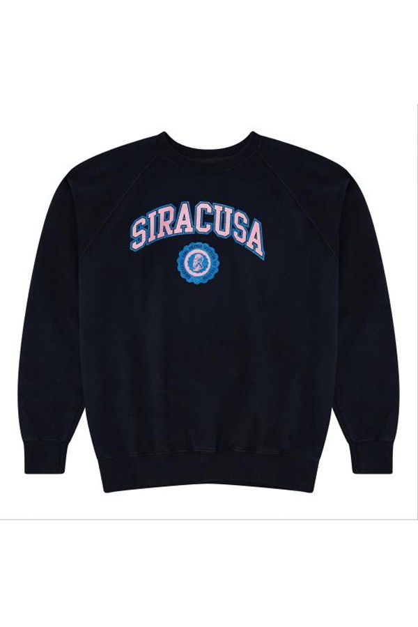 WILD DONKEY Long Sleeve T-shirt Top - Navy