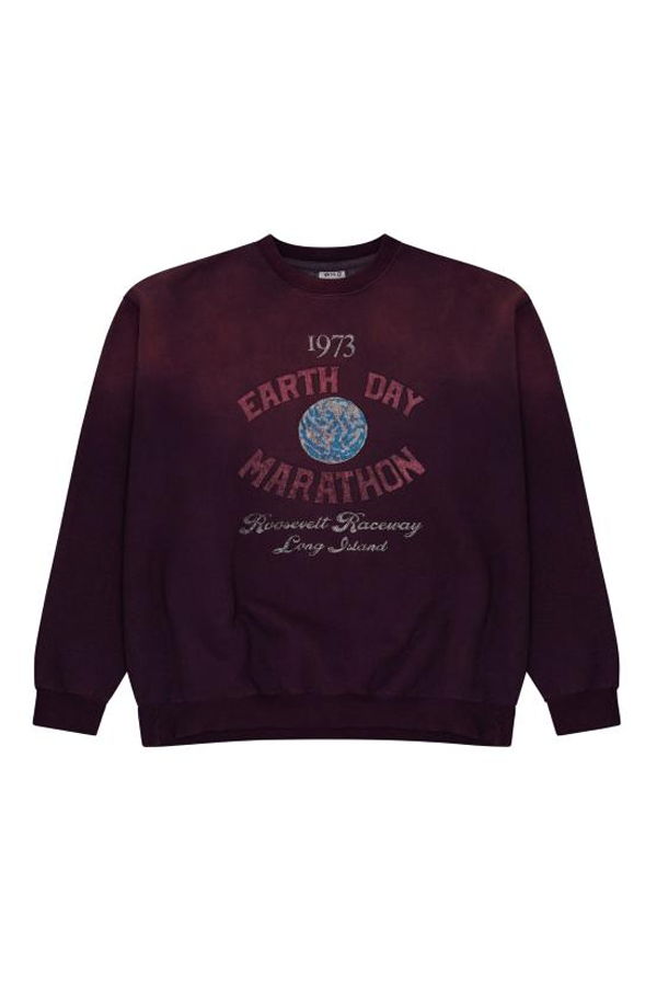 WILD DONKEY Long Sleeve T-shirt Top - Eggplant