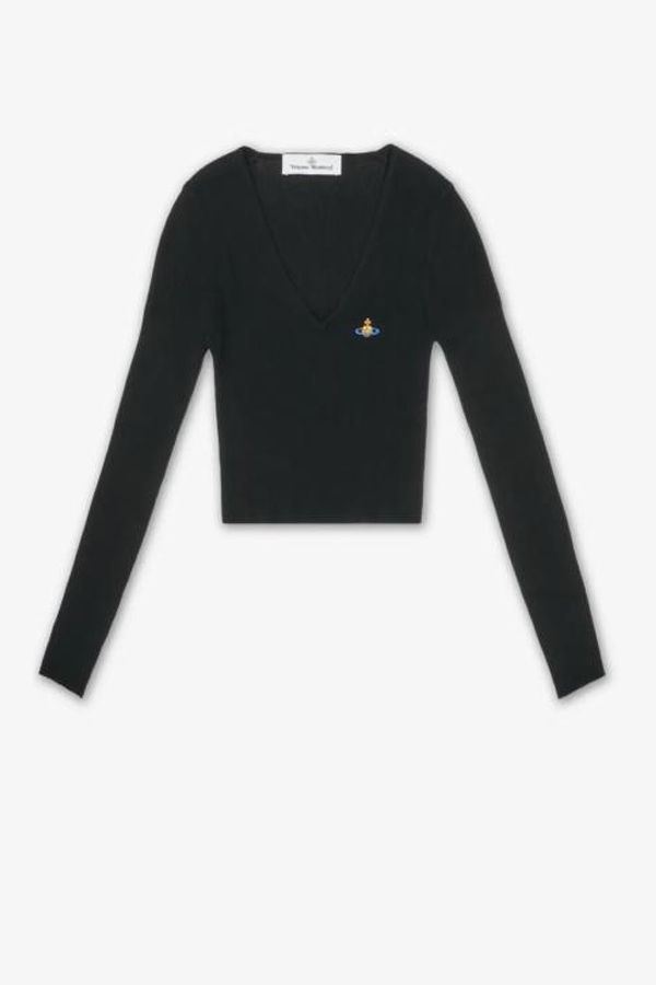 Vivienne Westwood Bea V Sweater - Black