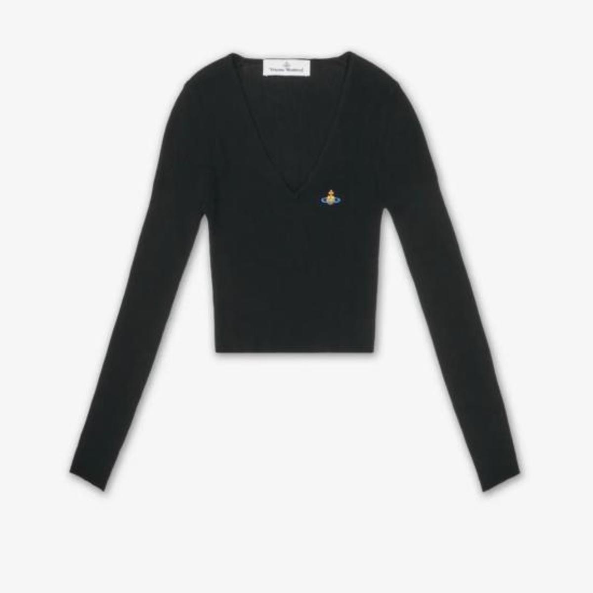 Vivienne Westwood Bea V Sweater - Black - Image 1 of 5
