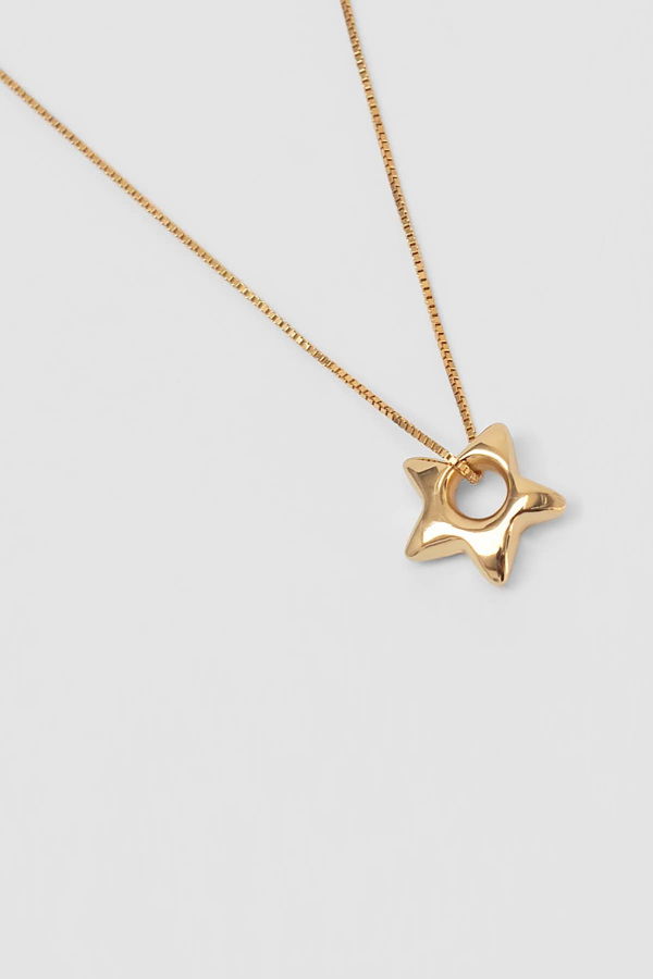 Wolf Circus Star Charm Necklace