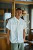 orSlow Short Sleeve Chambray Work Shirt - White - Thumbnail 1