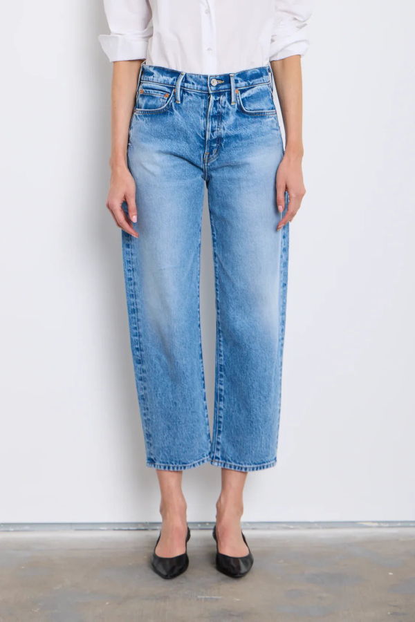 Betro Simone Ellen Barrel Leg Jean - Euclid Wash