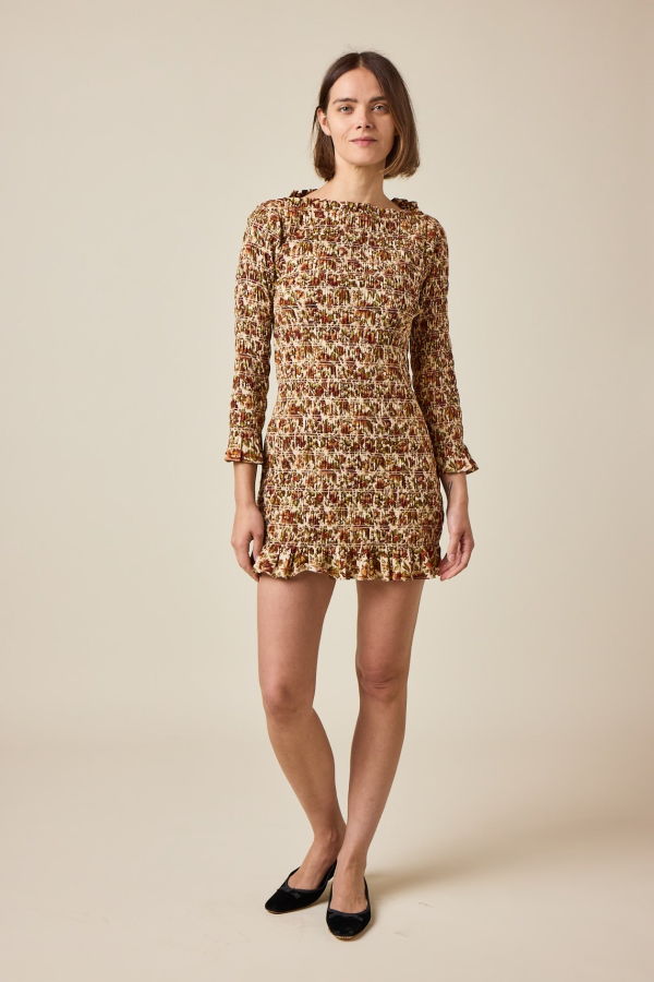 DÔEN Cecillia Dress - Ivory Reve Des Jardins