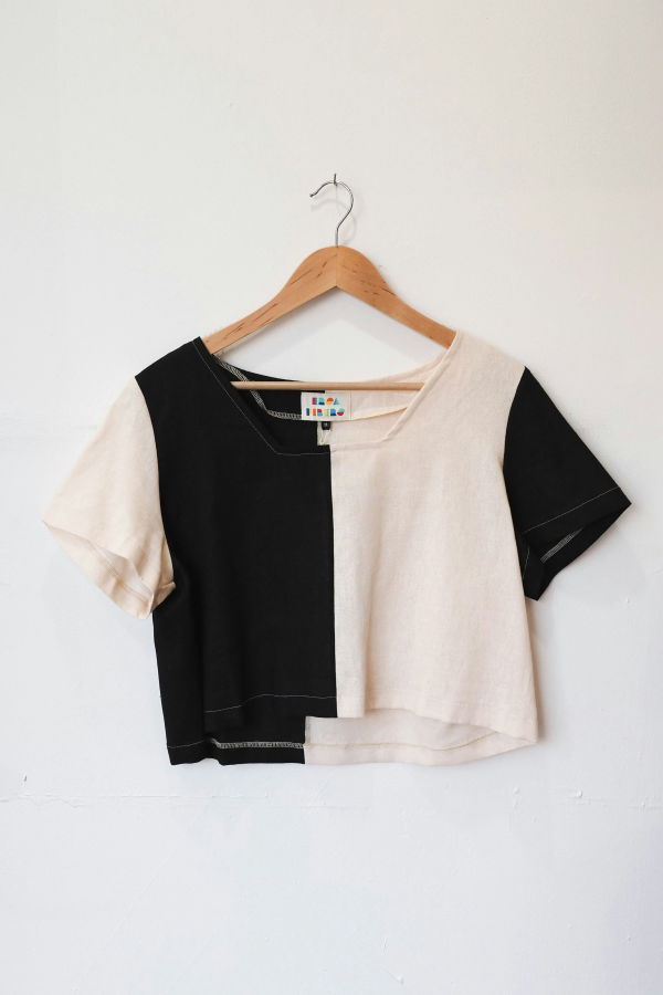 Ersa Fibers Quilted Crop Top