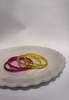 IKKIVI Arm Candy Pink & Yellow Bangle Set - Thumbnail 2