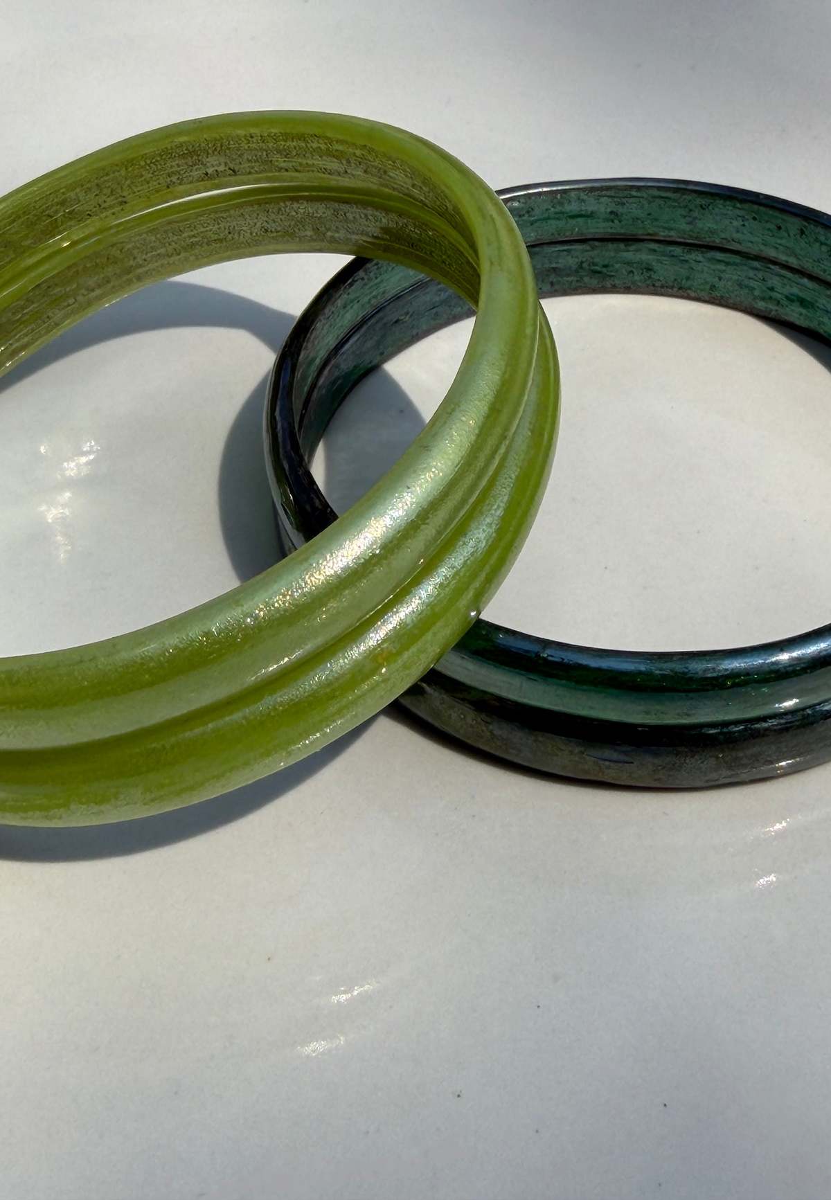 IKKIVI Candyman Bangle Set - Lime & Dark Green - Image 3 of 3
