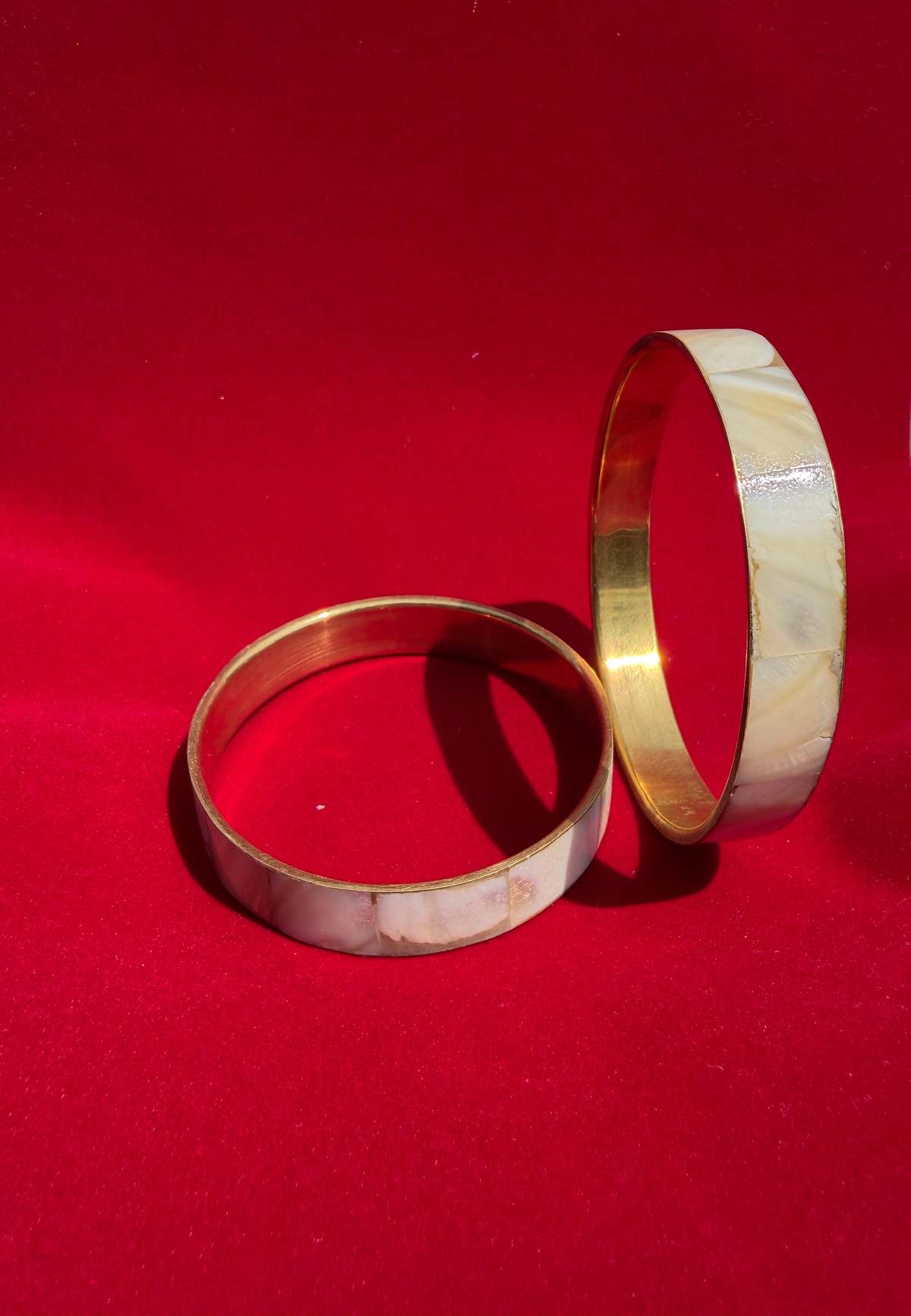 IKKIVI The Pearl-fect Bangle Set Bangles - Off-White - Image 1 of 4