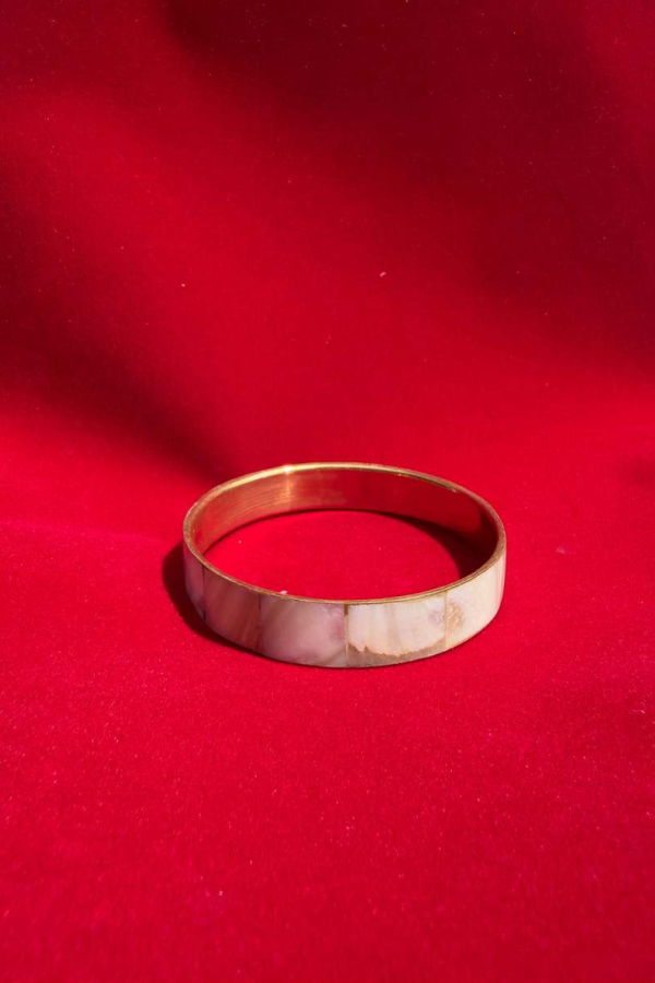 IKKIVI The Pearl-fect Bangle Set Bangles - Off-White