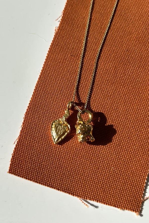 Goldy Ring Charm Necklace - Gold