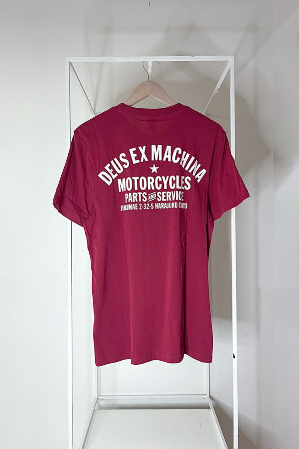Deus Ex Machina Harajuku Address Tee - Red