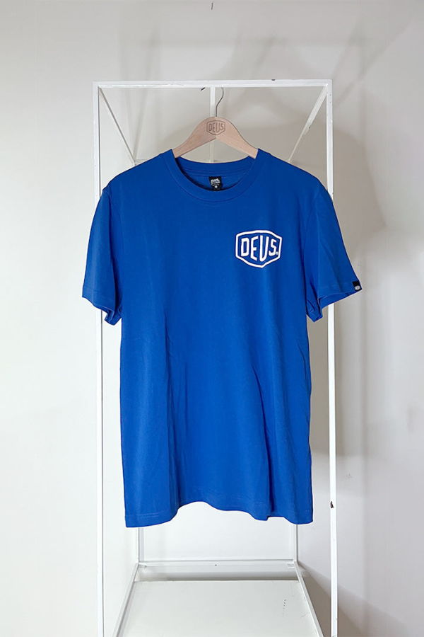 Deus Ex Machina Venice Address Tee - Classic Blue