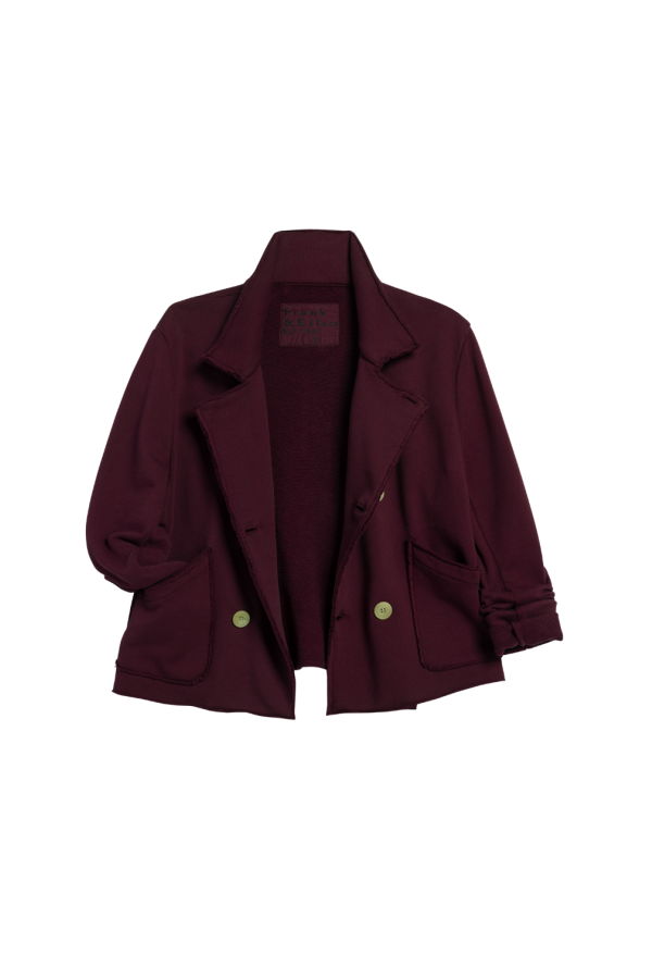 Frank & Eileen Mini Belfast Cropped Sweatshirt - Currant