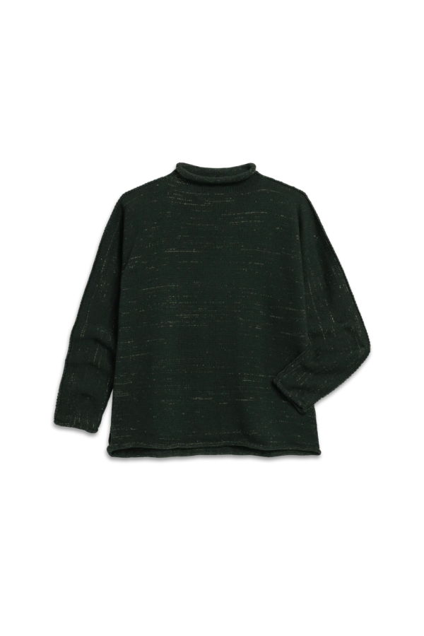 Frank & Eileen Monterey Sweater - Green/ Gold Glitter