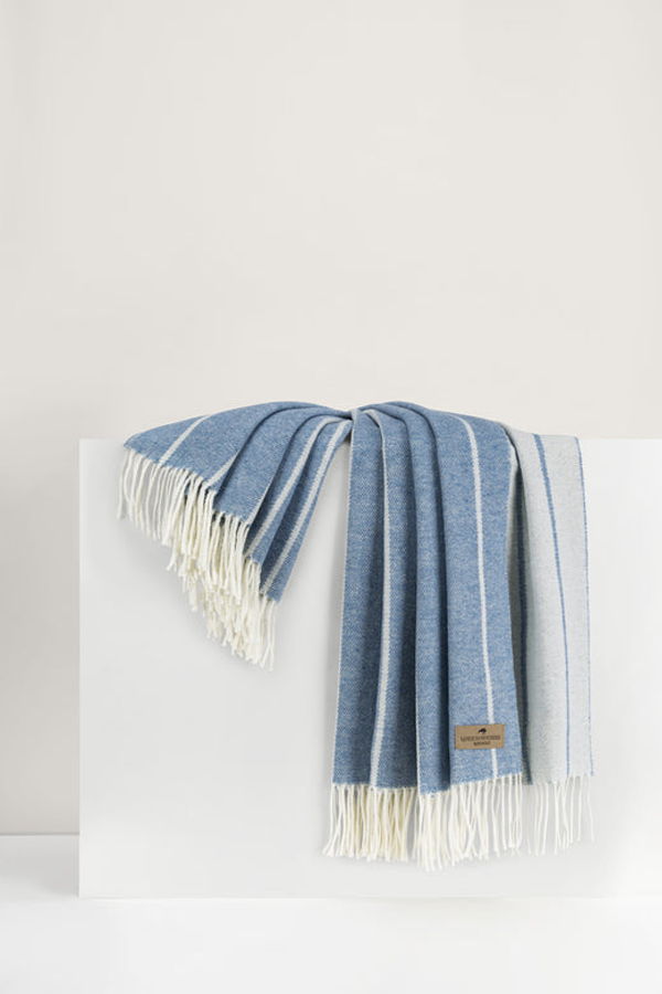 Lands Down Under Fiji Stripe Throw