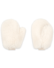 Cynthia Rowley Faux Fur Oversized Mittens - Ivory - Thumbnail 3