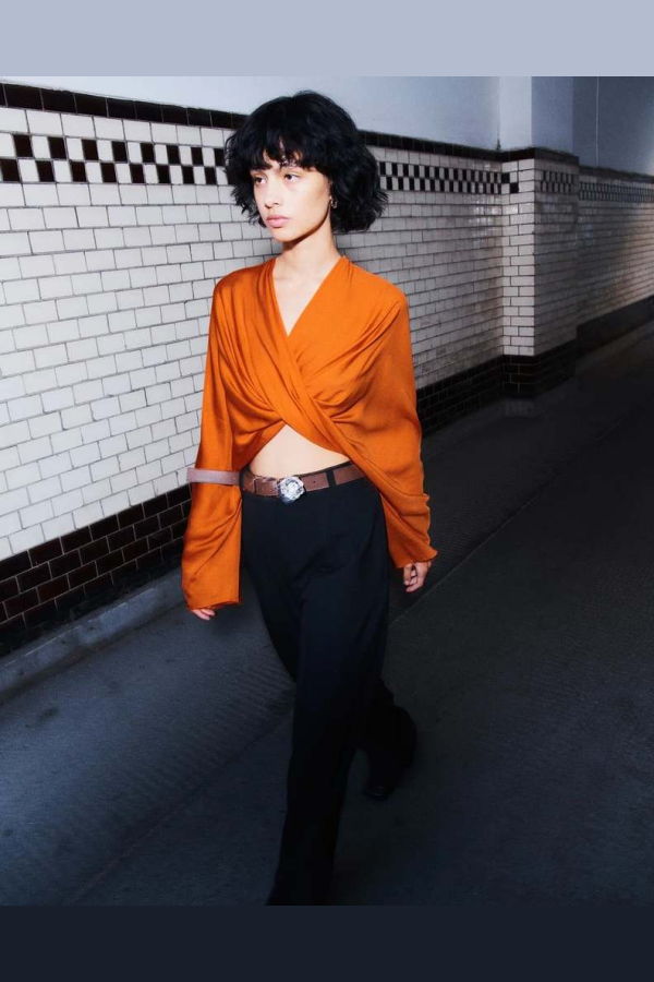 Beaufille Woven Twist Top