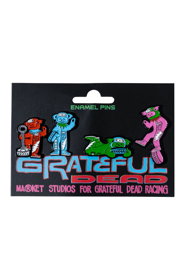 MARKET GD x MARKET Pitcrew Bears Enamel Pin 4-Pack
