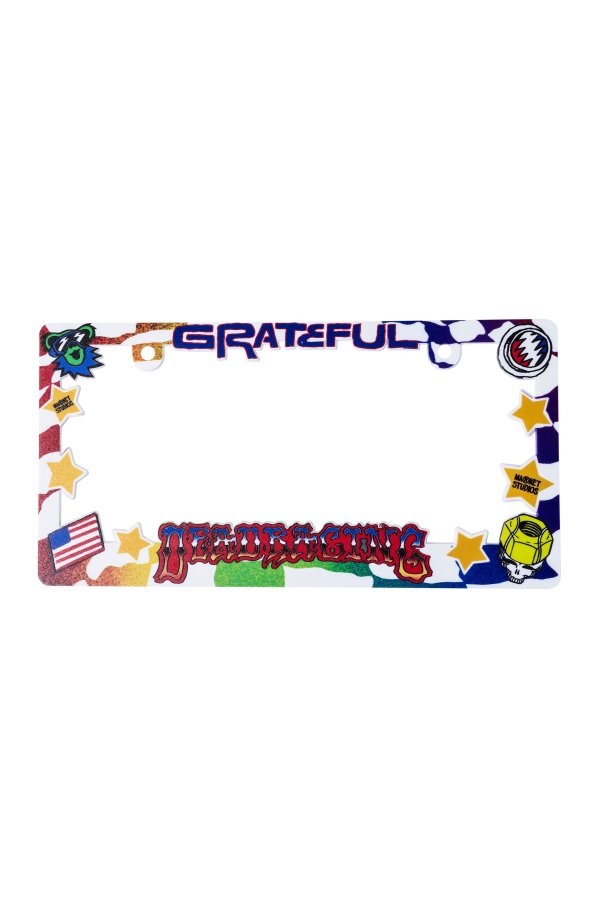 MARKET GD X MARKET Racing Collage License Plate Frame