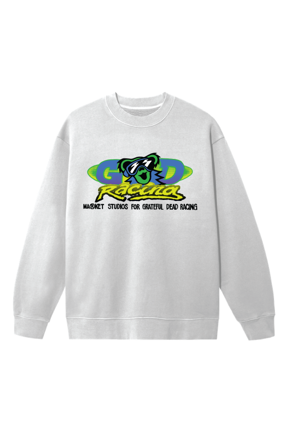 MARKET GD X MARKET Racing Crewneck - Ash Grey