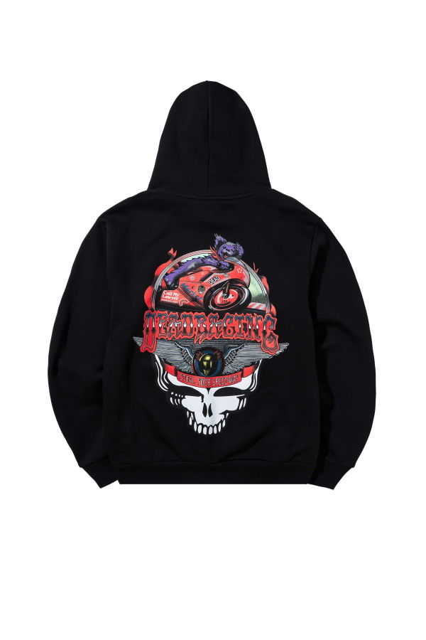 MARKET GD X MARKET Stealie Moto Bear Hoodie