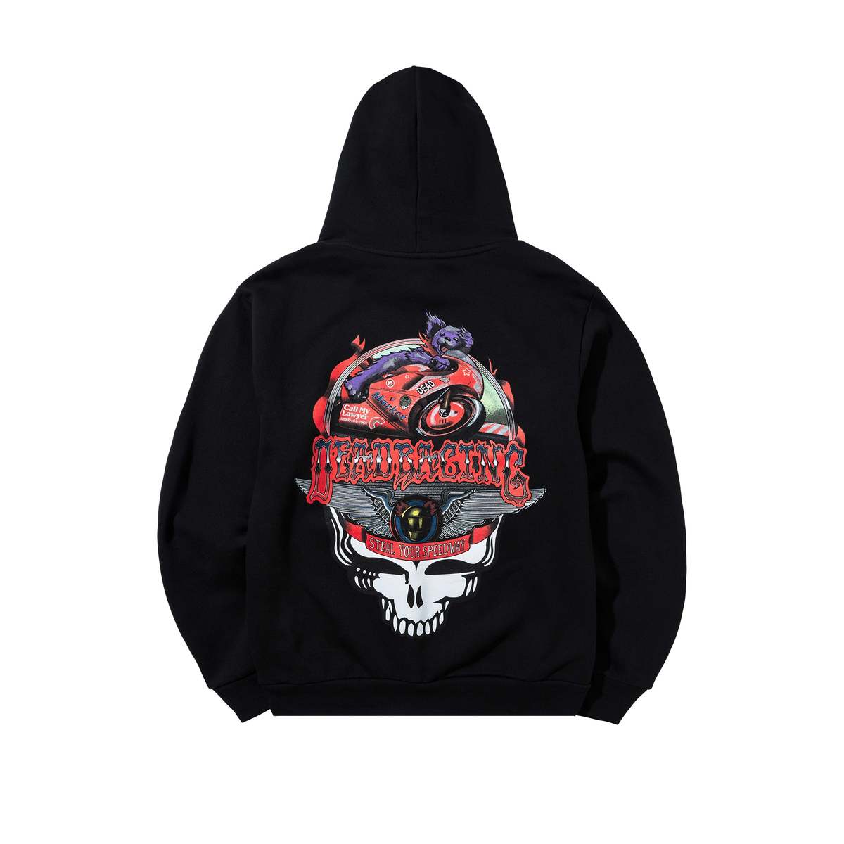 MARKET GD X MARKET Stealie Moto Bear Hoodie - Image 1 of 4
