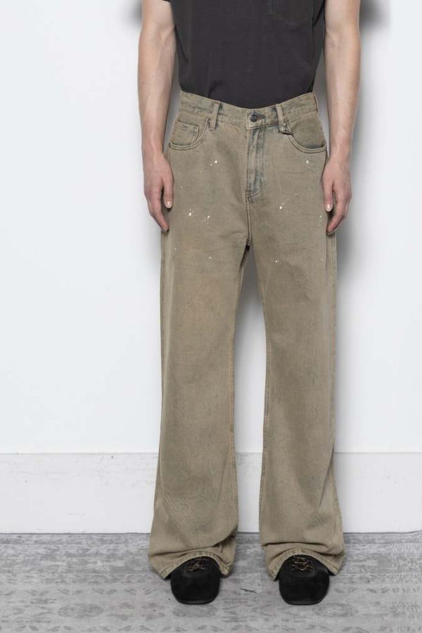 Records INC. Lone Painter Straight Fit Jean