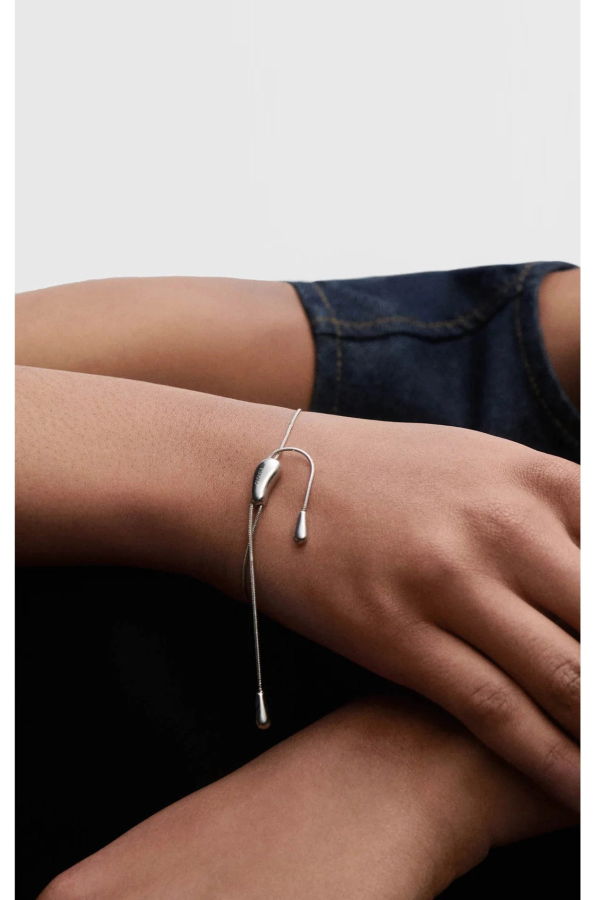 PDPAOLA Rodeo Slider Bracelet - Silver