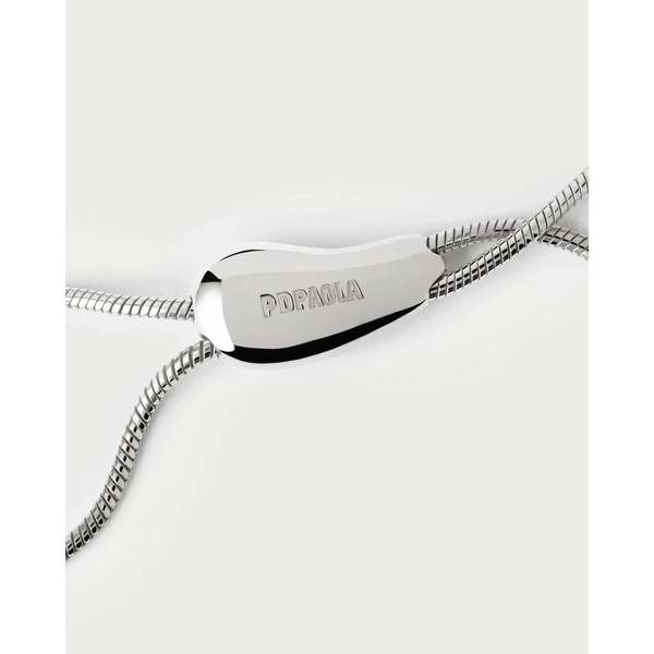 PDPAOLA Rodeo Slider Bracelet - Silver