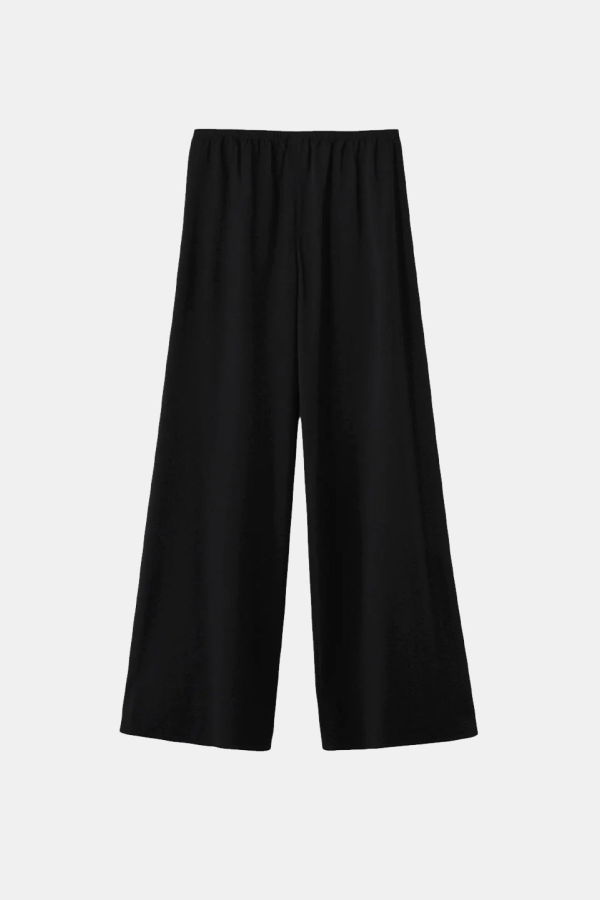 The Row Gala Wide-Leg Trousers - Black