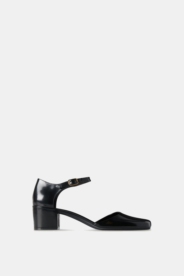 The Row Penelope Ankle-Strap Pumps - Black