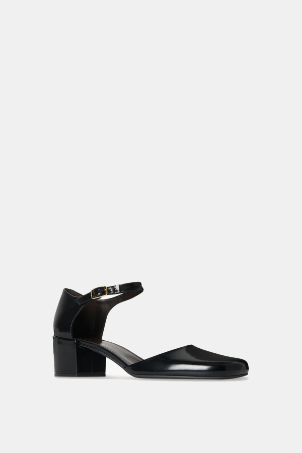 The Row Penelope Ankle-Strap Pumps - Black