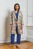 RUJUTA SHETH Barney Trench Kulfi Chex Trench - Thumbnail 3