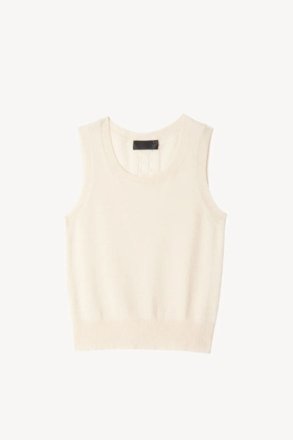 Nili Lotan May Cashmere Tank - Ivory