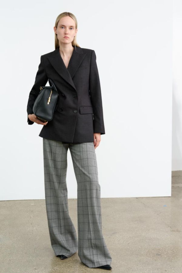 Nili Lotan Rivers Pant - Black Plaid