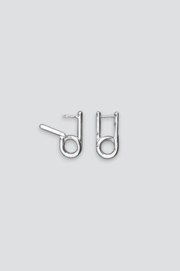 Third Reasons Silver Delicate Pin Earring