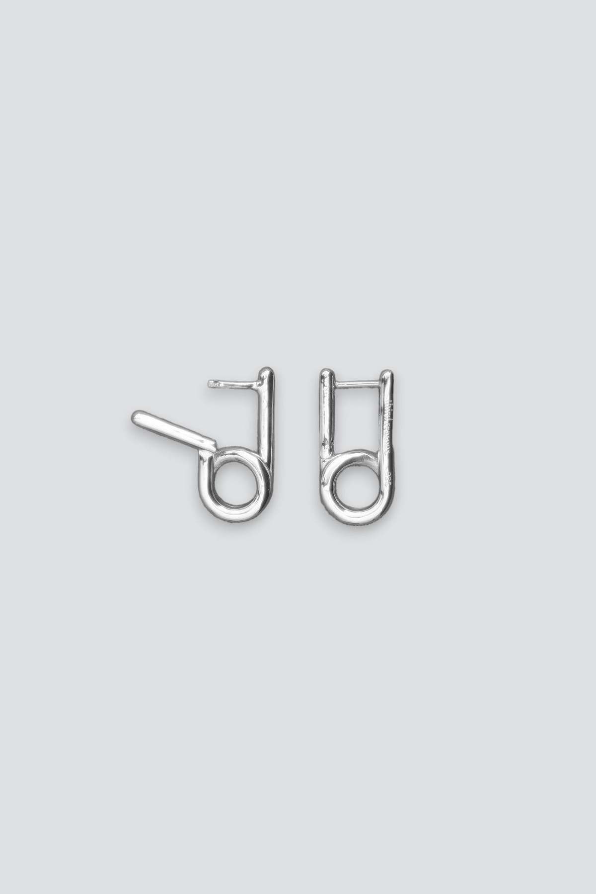Third Reasons Silver Delicate Pin Earring - Image 2 of 4