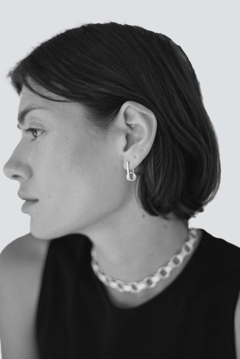 Third Reasons Silver Delicate Pin Earring