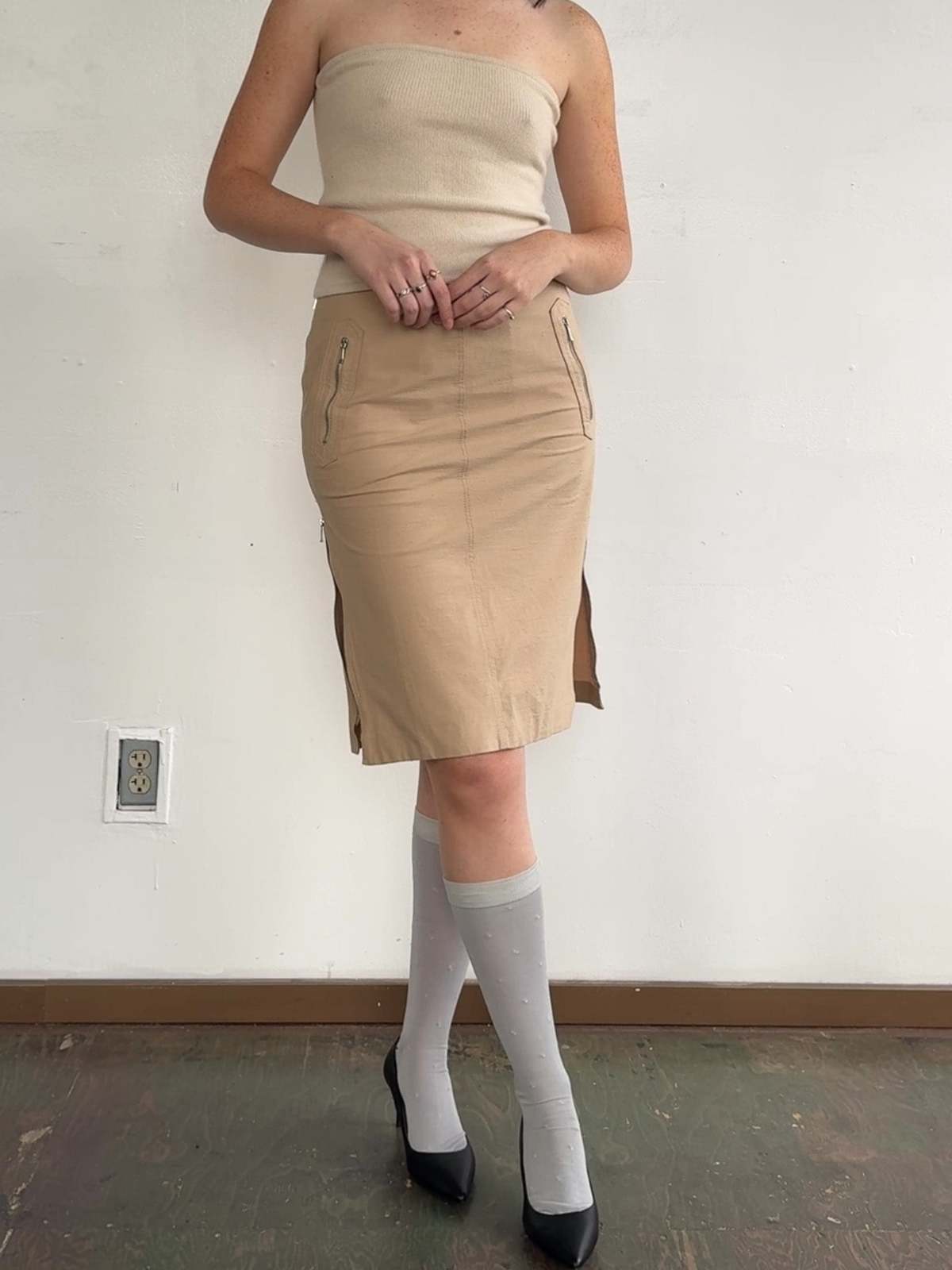 Vintage Side Zipper Skirt - Image 2 of 4