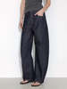 Cubic Panelled Loose-Fit Wide-Leg Tapered Jeans - Thumbnail 2