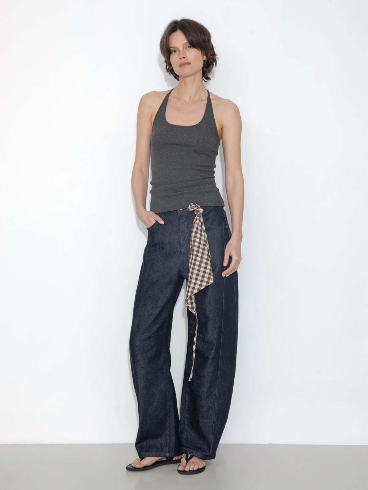 Cubic Panelled Loose-Fit Wide-Leg Tapered Jeans - Image 4 of 7