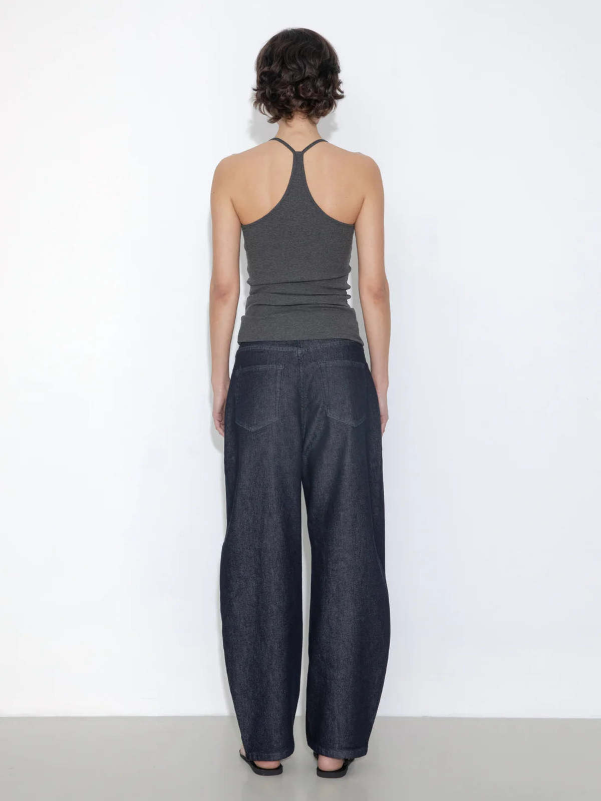 Cubic Panelled Loose-Fit Wide-Leg Tapered Jeans - Image 6 of 7