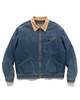 Kapital 11.5oz Denim Bone Lining Reversible Zip-Up Work Jacket - Thumbnail 1