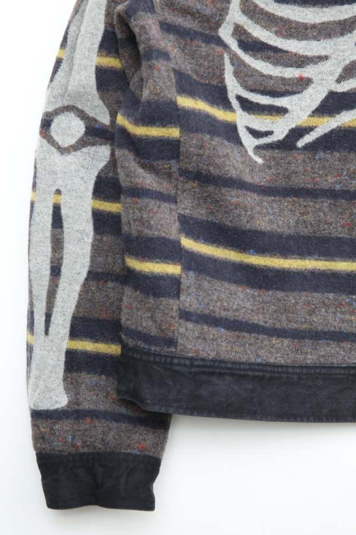 Kapital 14oz Denim Bone Lining Reversible Zip-Up Work Jacket - Image 13 of 20