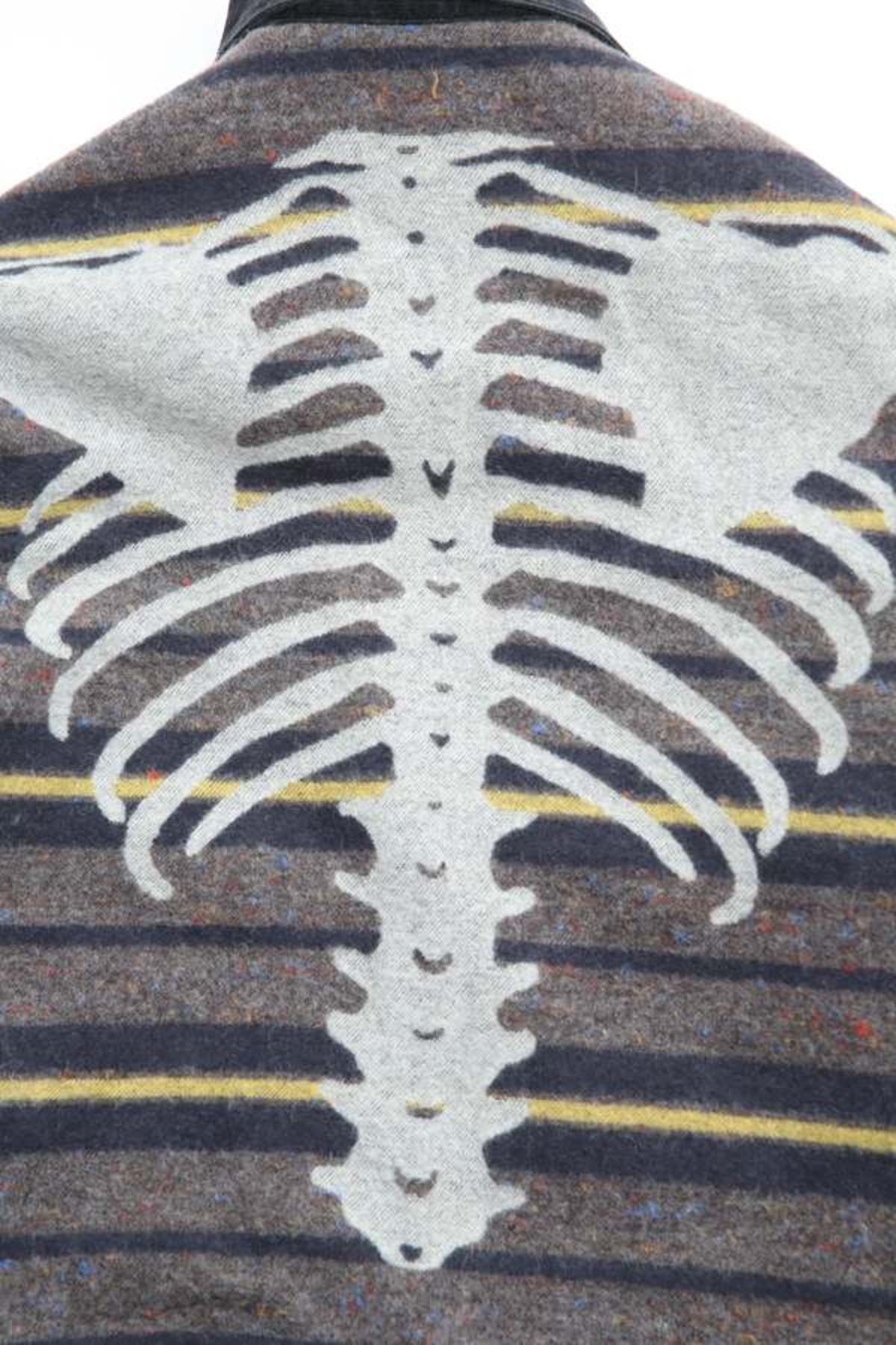 Kapital 14oz Denim Bone Lining Reversible Zip-Up Work Jacket - Image 17 of 20